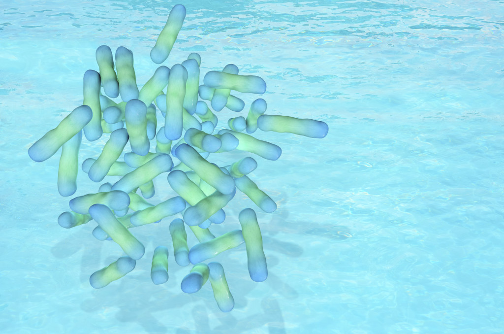 Legionella - 3d rendered illustration
